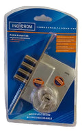Cerradura Alta Seguridad Modelo 300 (llave Ambos Lados) Plateado