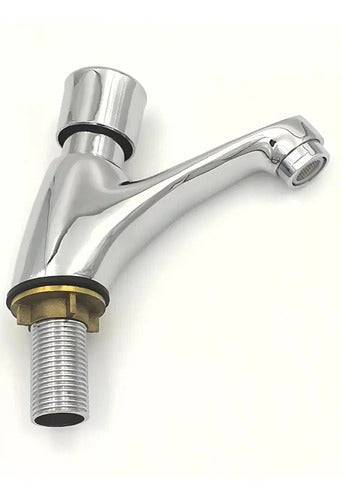 Llave Temporizada Lavamanos Verona Aquakit Cromado