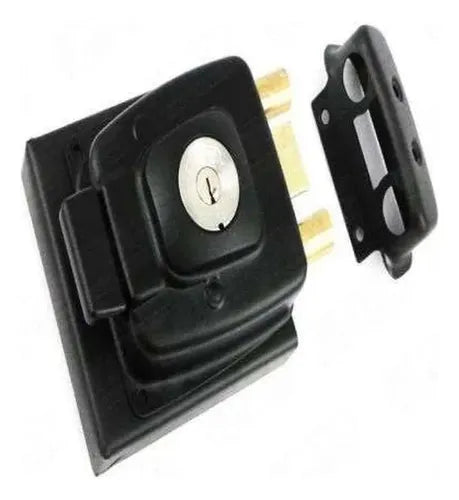 Cerradura Sobreponer Porton Y Reja Caja Metalica Usalock
