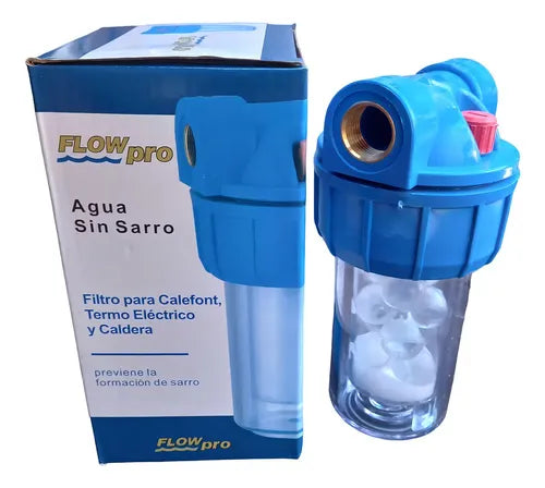 Filtro Purificador De Agua Para Calefont Y Termo Azul