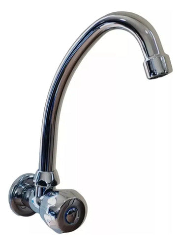 Llave Lavaplatos Al Muro Individual Aurora