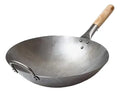 Wok Disco Fierro 40 Cm Con Mango Plateado