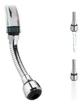 Aireador Universal Con Flexible De 30 Cm Plateado