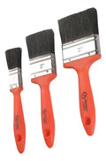 Set 3 Brochas Profesional Plana 1'' - 2'' Y 3'' Negro