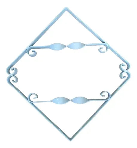 Juego 2 Soportes Escuadra Metálico Decorativo 25x25cm