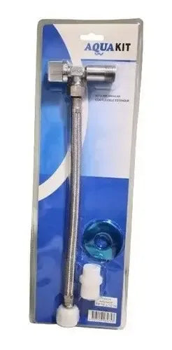 Kit Llave Angular Con Flexible Estanque