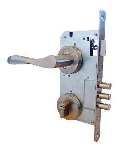 Cerradura Embutir Acceso Acero Inoxidable Inoxcrom