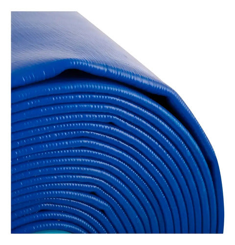 Manguera Plana De Riego Azul 4 Bar(motobomba) 2 50mt Azul