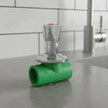 Llave Paso 20 Mm Ppr 1/2 Campana Cromada