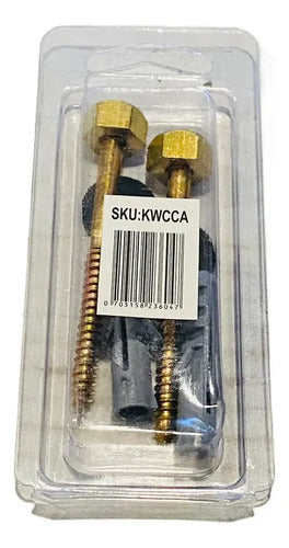 Kit Anclaje Wc Taza Piso Bronce