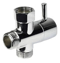 Llave Bidet 1/2 Hi X 1/2 He X 1/2 He Metalica Cromada