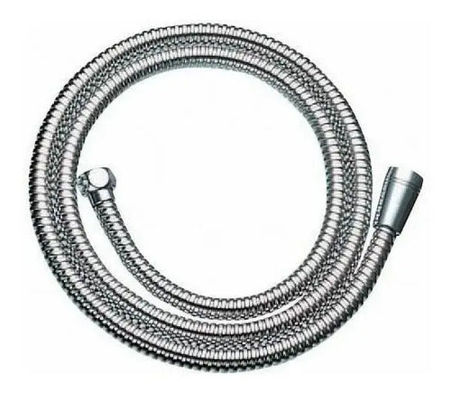 Flexible Ducha Economico 1.5 Mts Plateado Cromado