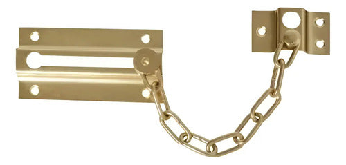 Cadena De Seguridad Para Puerta Dorado