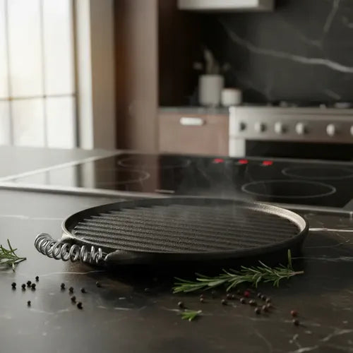 Plancha Churrasquera Reversible 25cm Negro