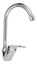 Llave Monomando Lavaplatos Roma Aquakit Plateado Brillante