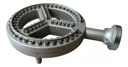 Quemador De Fogon 18 Cm + Llave + Perilla Aluminio